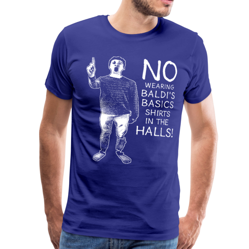 No Wearing Baldi T-Shirt - royal blue