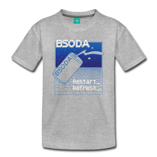 BSODA Youth T-Shirt - heather gray