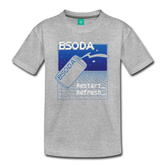 BSODA Youth T-Shirt - heather gray