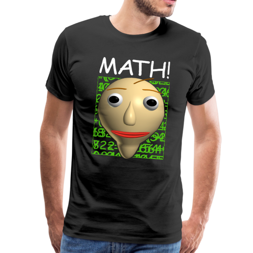 Math! Mens Premium T-Shirt - black
