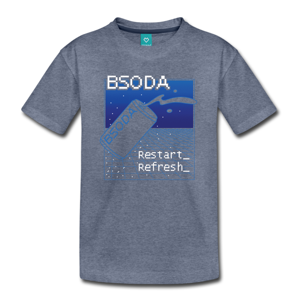 BSODA Youth T-Shirt - heather blue