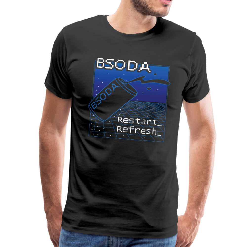 BSODA Mens T-Shirt - black