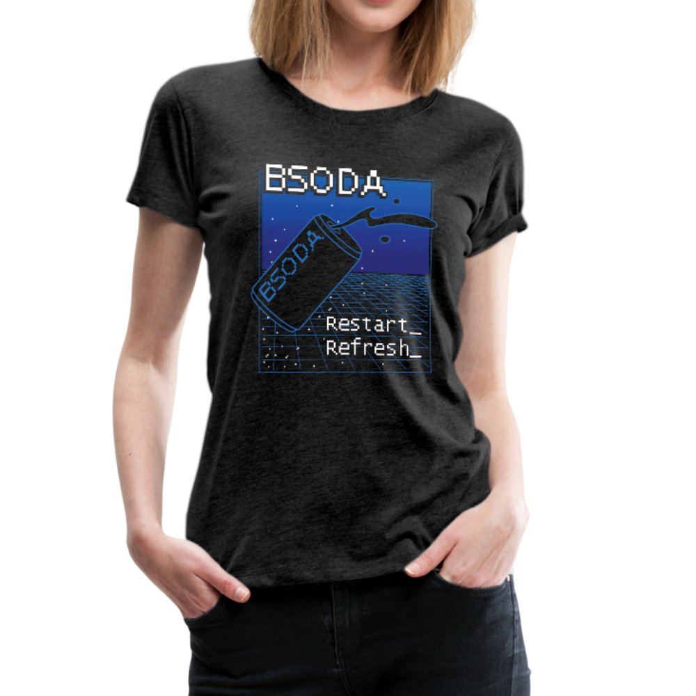 BSODA Womens T-Shirt - charcoal gray