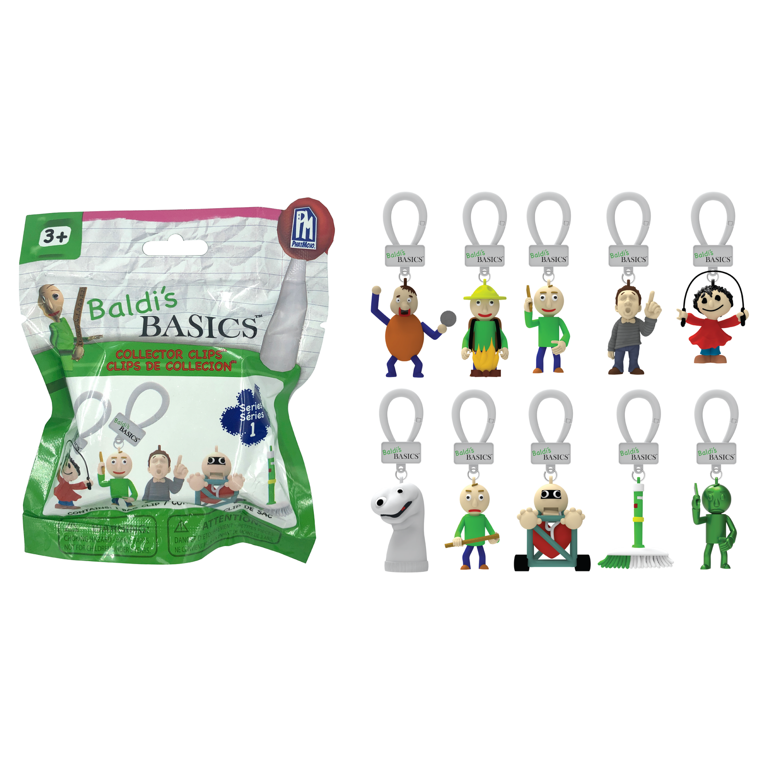 Baldi s Basics Collector Clips Mystery Pack One 2 3