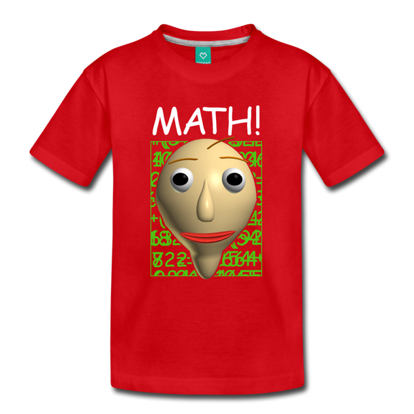 Math! Youth T-Shirt - red