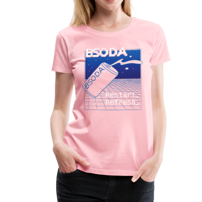 BSODA Womens T-Shirt - pink
