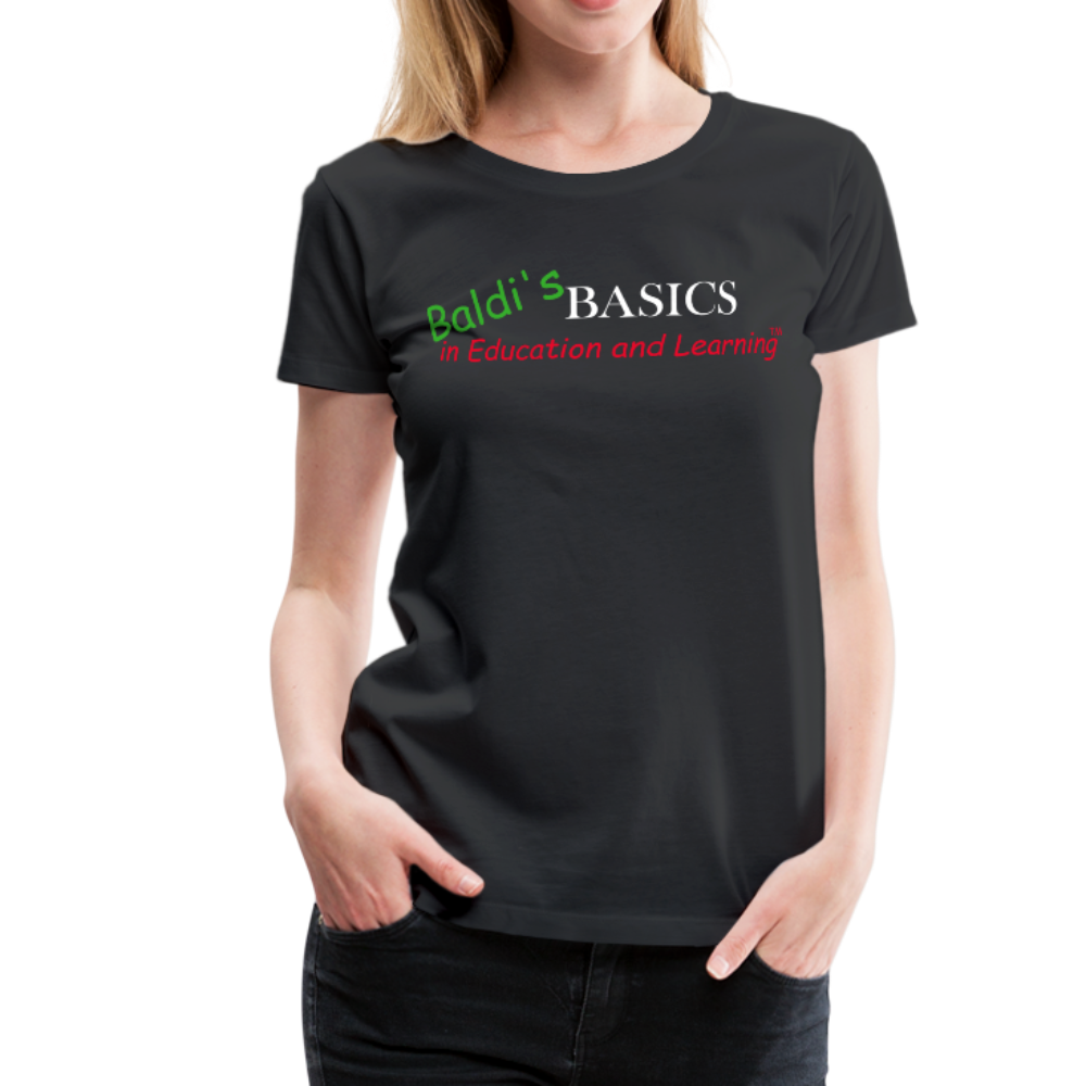 Baldi's Basics Logo T-Shirt (Womens) - black