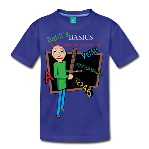 Vintage Baldi's Basics Logo T-Shirt (Youth) - royal blue