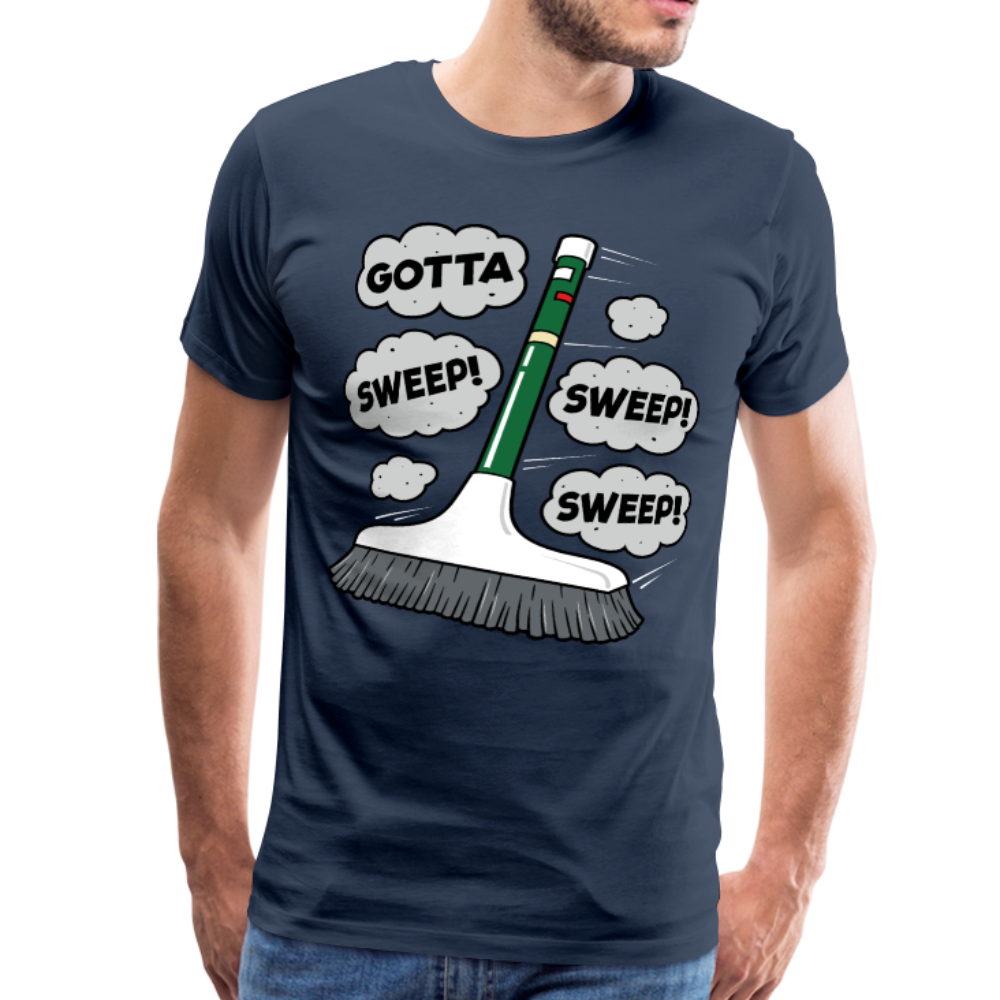 Gotta Sweep Sweep Sweep T-Shirt (Mens) - navy