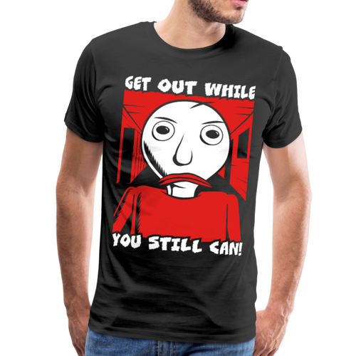 Get Out T-Shirt (Mens) - black